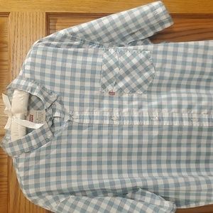 Levi's Mens Plaid  Short Sleeve Shirt
